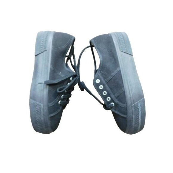 Paradox Size 7B Black Low Platform Sneakers Casual Italy - Picture 3 of 3